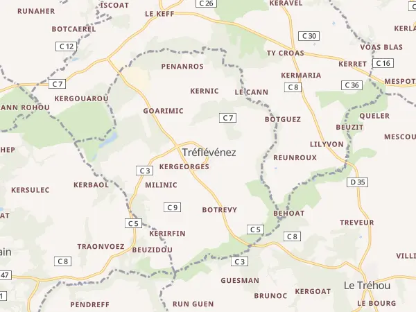 Plan de Tréflévénez