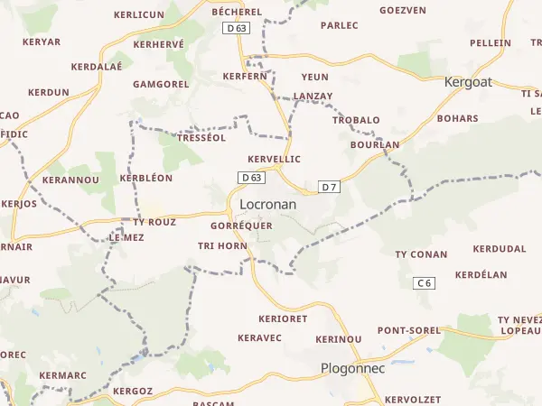 Plan de Locronan