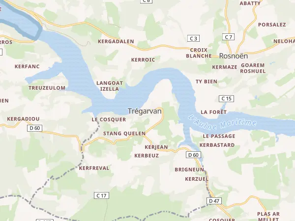 Plan de Trégarvan
