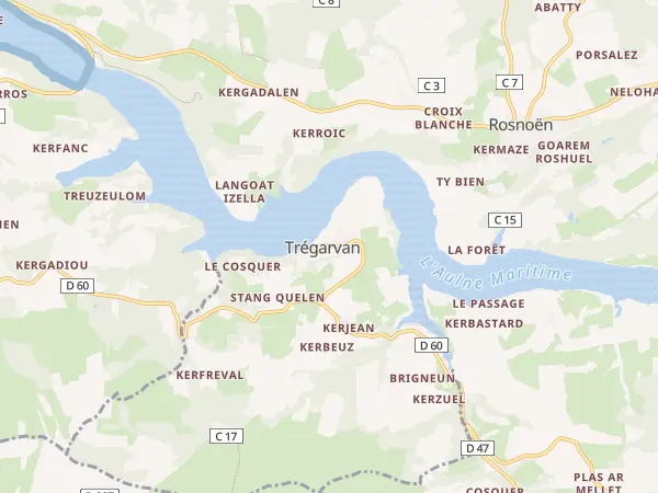 Plan de Trégarvan