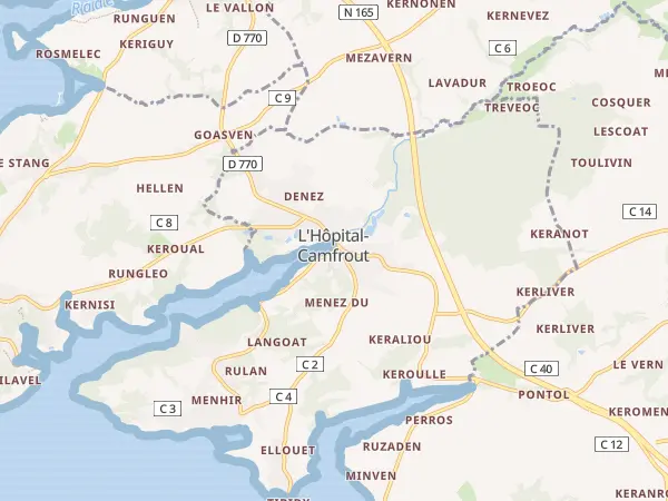 Plan de Hôpital-Camfrout