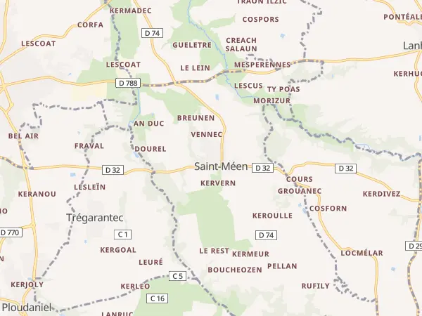 Plan de Saint-Méen