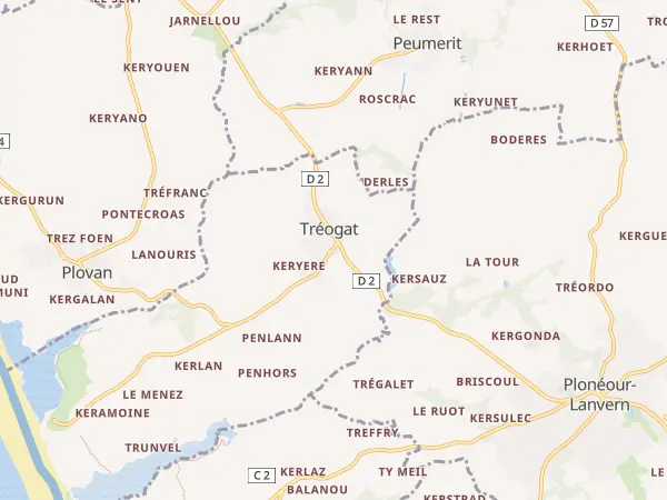 Plan de Tréogat