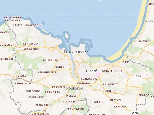 Plan de Douarnenez