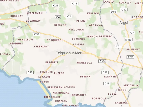 Plan de Telgruc-sur-Mer