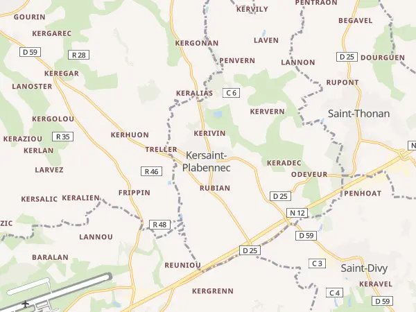 Plan de Kersaint-Plabennec