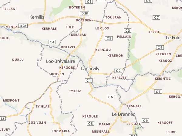 Plan de Lanarvily