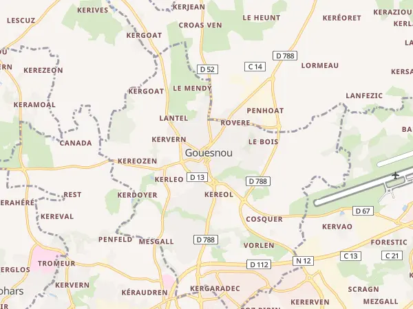 Plan de Gouesnou