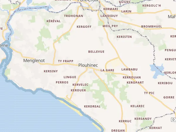 Plan de Plouhinec