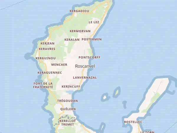 Plan de Roscanvel