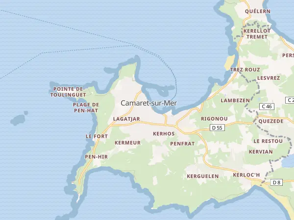 Plan de Camaret-sur-Mer