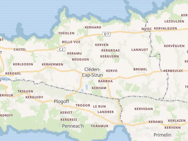 Plan de Cléden-Cap-Sizun