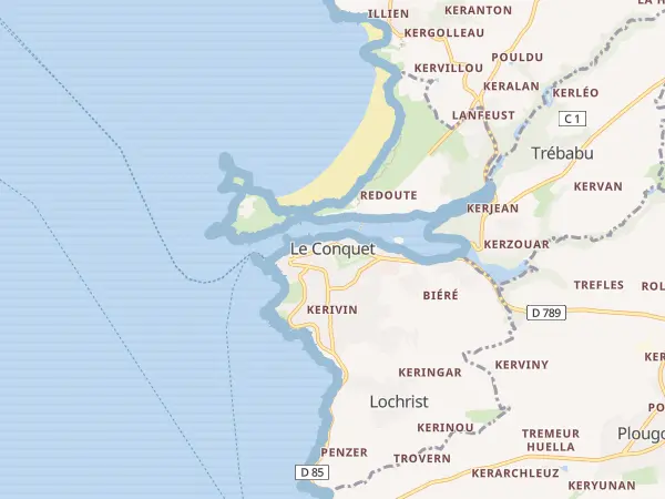 Plan du Conquet