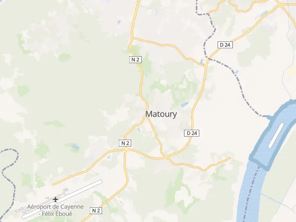 Plan de Matoury