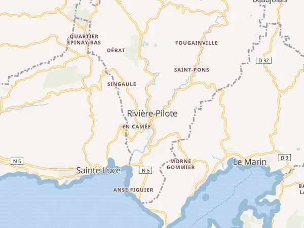Plan de Rivière-Pilote