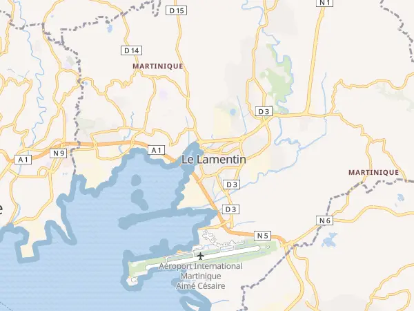 Plan du Lamentin