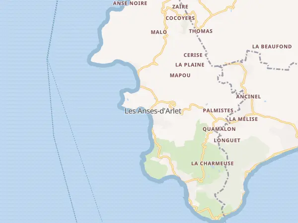 Plan des Anses-d’Arlet