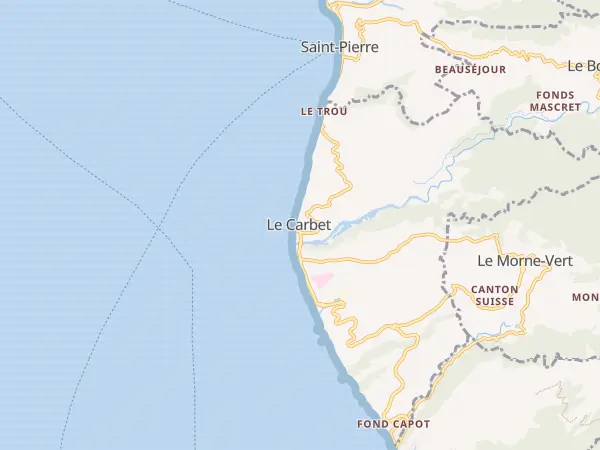 Plan du Carbet