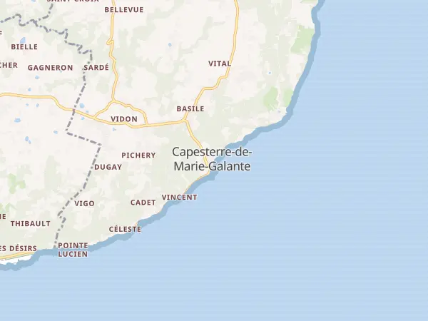 Plan de Capesterre-de-Marie-Galante