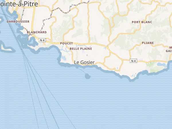 Plan du Gosier