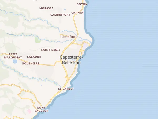 Plan de Capesterre-Belle-Eau