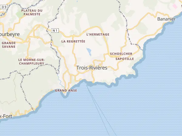 Plan de Trois-Rivières