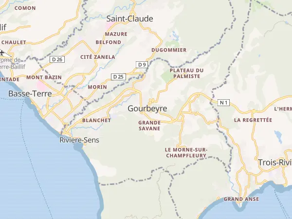 Plan de Gourbeyre