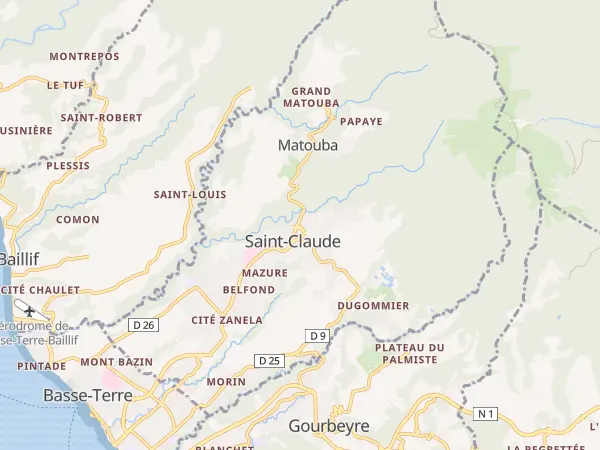 Plan de Saint-Claude