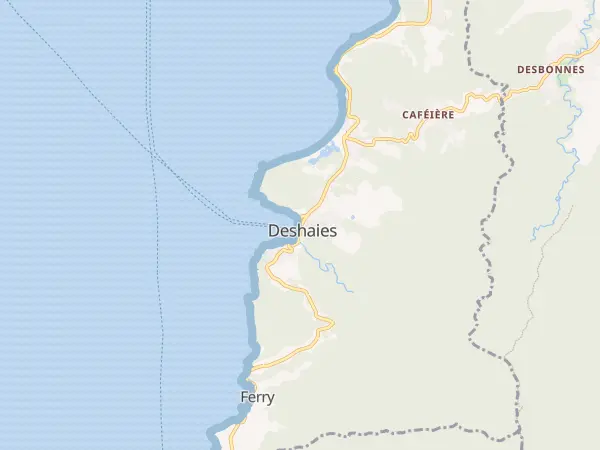 Plan de Deshaies