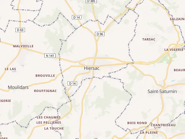 Plan de Hiersac