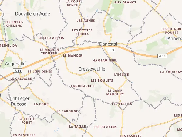 Plan de Cresseveuille
