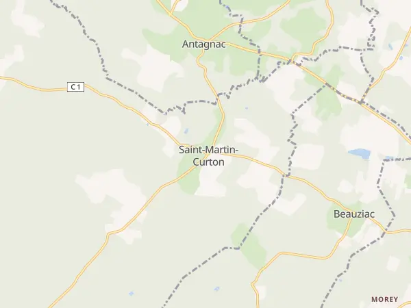 Plan de Saint-Martin-Curton