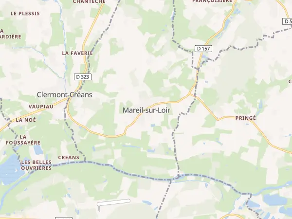Plan de Mareil-sur-Loir