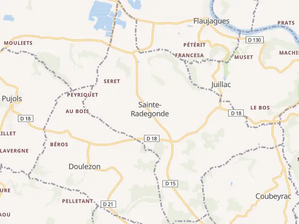 Plan de Sainte-Radegonde
