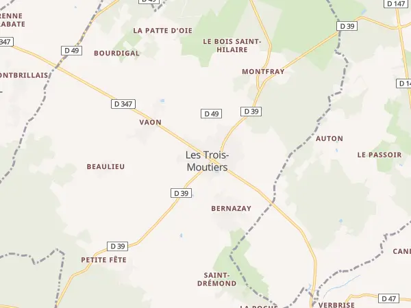Plan des Trois-Moutiers