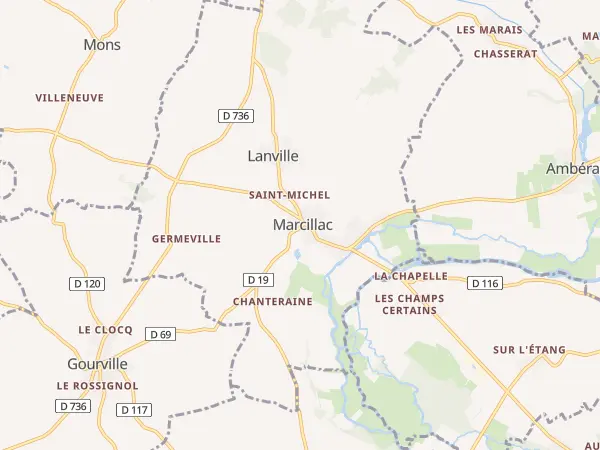 Plan de Marcillac-Lanville