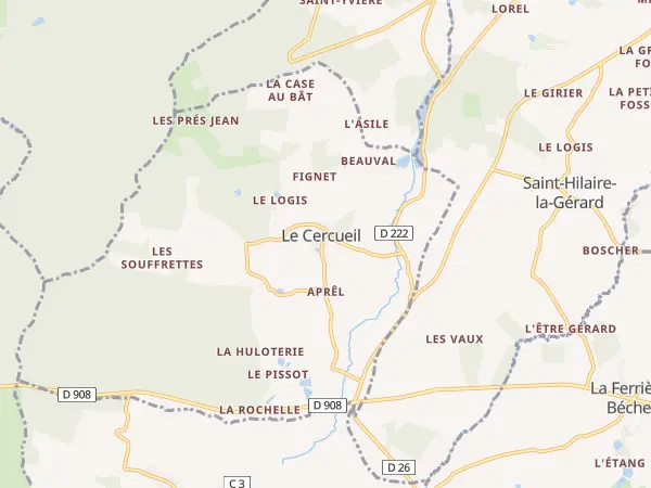 Plan du Cercueil