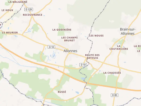 Plan de Allonnes