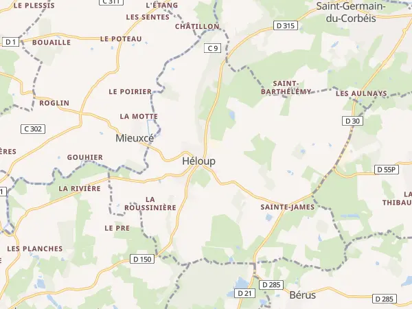 Plan de Héloup