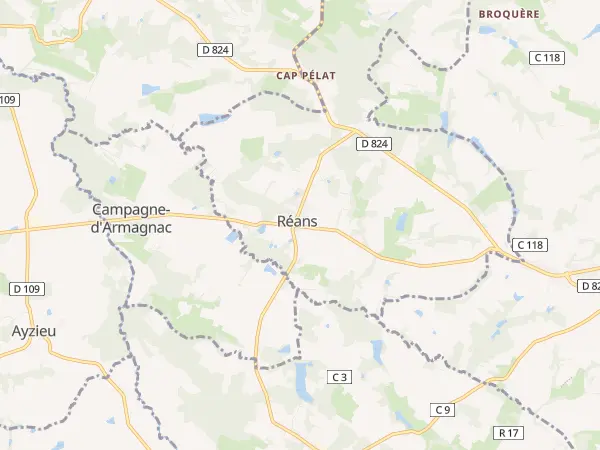 Plan de Réans