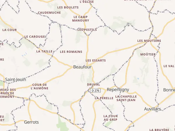Plan de Beaufour-Druval