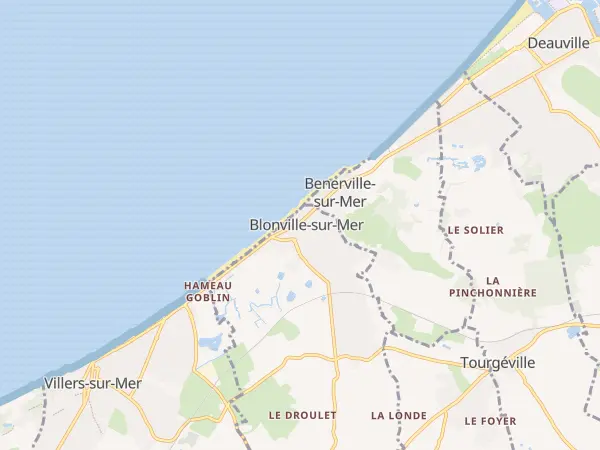 Plan de Blonville-sur-Mer