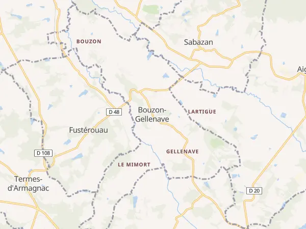 Plan de Bouzon-Gellenave