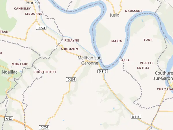 Plan de Meilhan-sur-Garonne