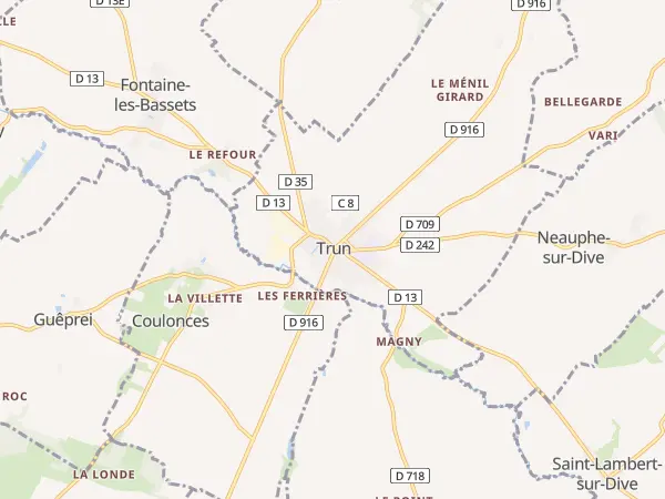 Plan de Trun
