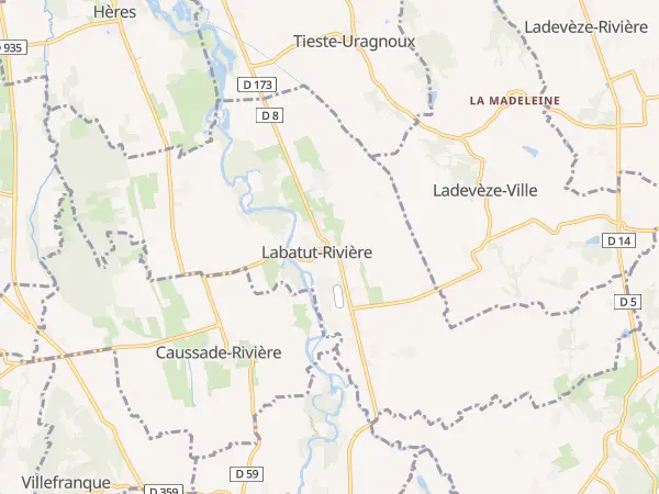 Plan de Labatut-Rivière