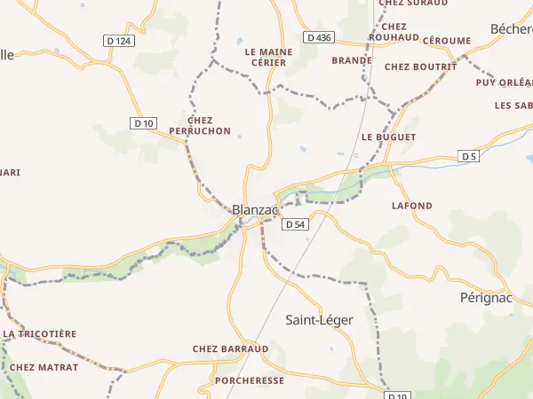 Plan de Coteaux-du-Blanzacais