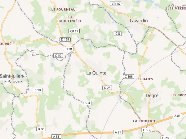 Plan de La Quinte