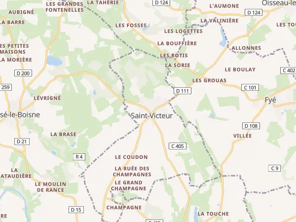 Plan de Saint-Victeur