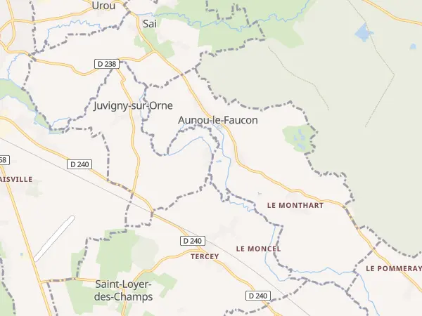 Plan de Juvigny-sur-Orne